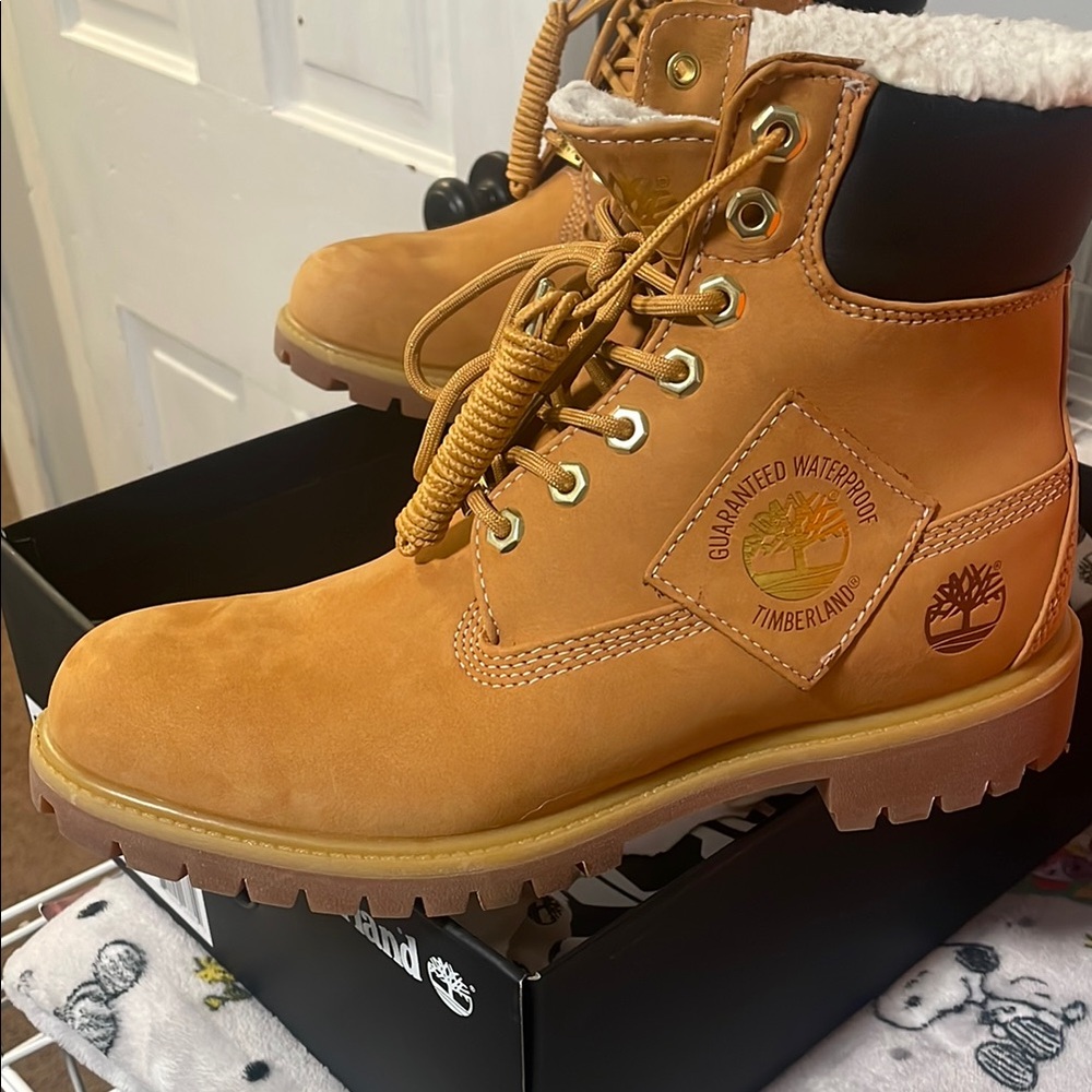 Timberland Waterproof Tan Boots “6